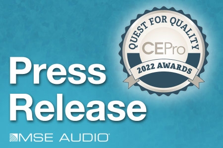 MSE Audio wins FIVE Quest for Quality Awards